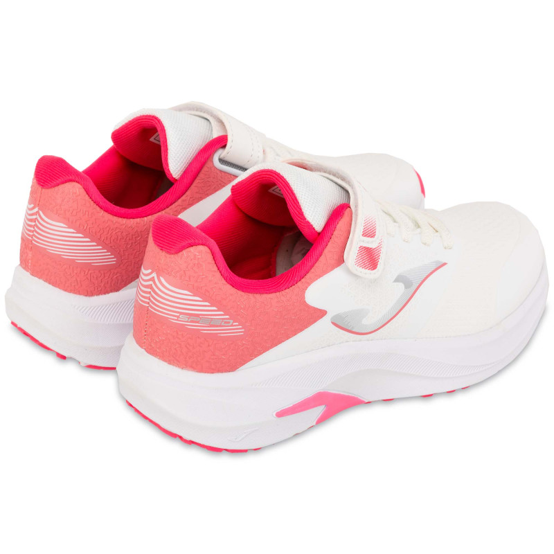 Кросівки дитячі Joma SPEED JSPEEW2502V розмір 30-37 білий-рожевий