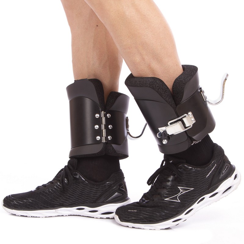 Гравітаційні інверсійні черевики для вису вниз головою на турніку Zelart JT01 чорний