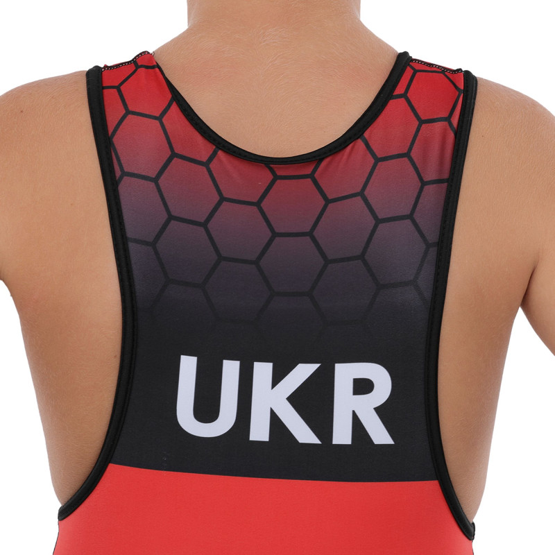 Трико для боротьби дитяче UKRAINE SP-Sport JY-6605 зріст 128-162см кольори в асортименті