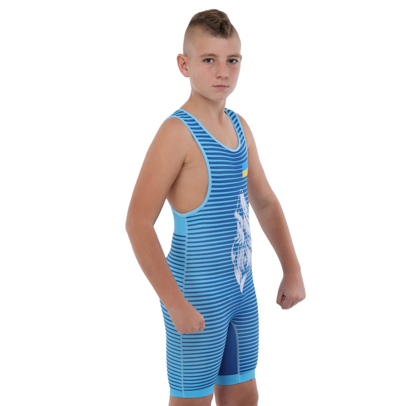 Трико для боротьби дитяче UKRAINE SP-Sport JY-6606 зріст 128-162см кольори в асортименті