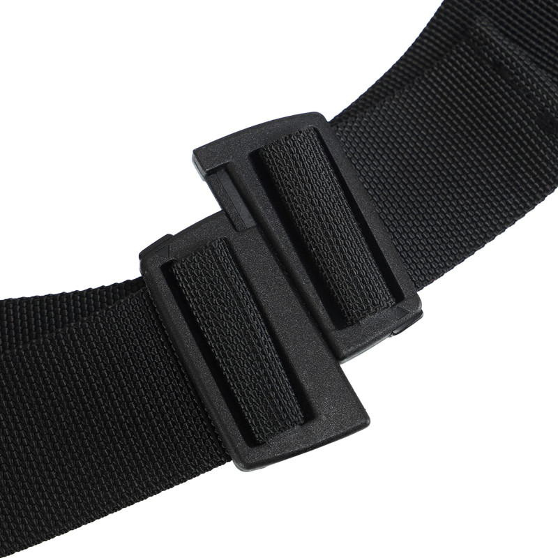 Резинка тканинна для вправ стрічка опору регульована ADJUSTABLE HIP BAND EZOUS EZOUS K-01 чорний