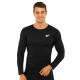 Лонгслів компресійний спортивний JASON K-027 L-2XL чорний
