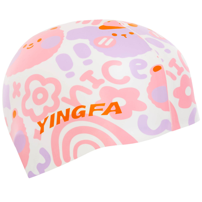 Шапочка для плавання дитяча YINGFA K0012 кольори в асортименті