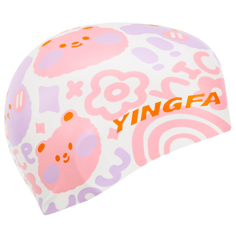 Шапочка для плавання дитяча YINGFA K0012 кольори в асортименті