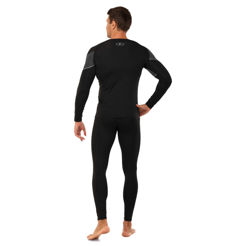 Лонгслів компресійний спортивний JASON K1-1 M-3XL чорний