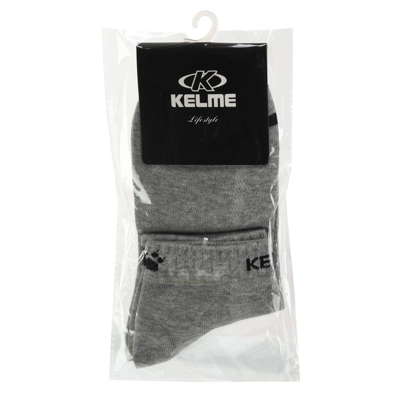 Шкарпетки спортивні унісекс короткі KELME FLAT K15Z958-9221 розмір M-L сірий