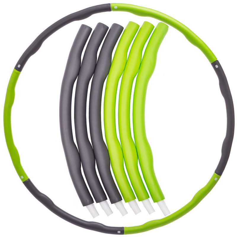 Обруч для схуднення розбірної Хула Хуп Hula Hoop SP-Sport K610 6 секцій двоколірний