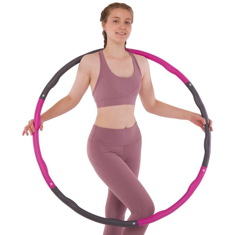 Обруч для схуднення розбірної Хула Хуп Hula Hoop SP-Sport K610 6 секцій двоколірний