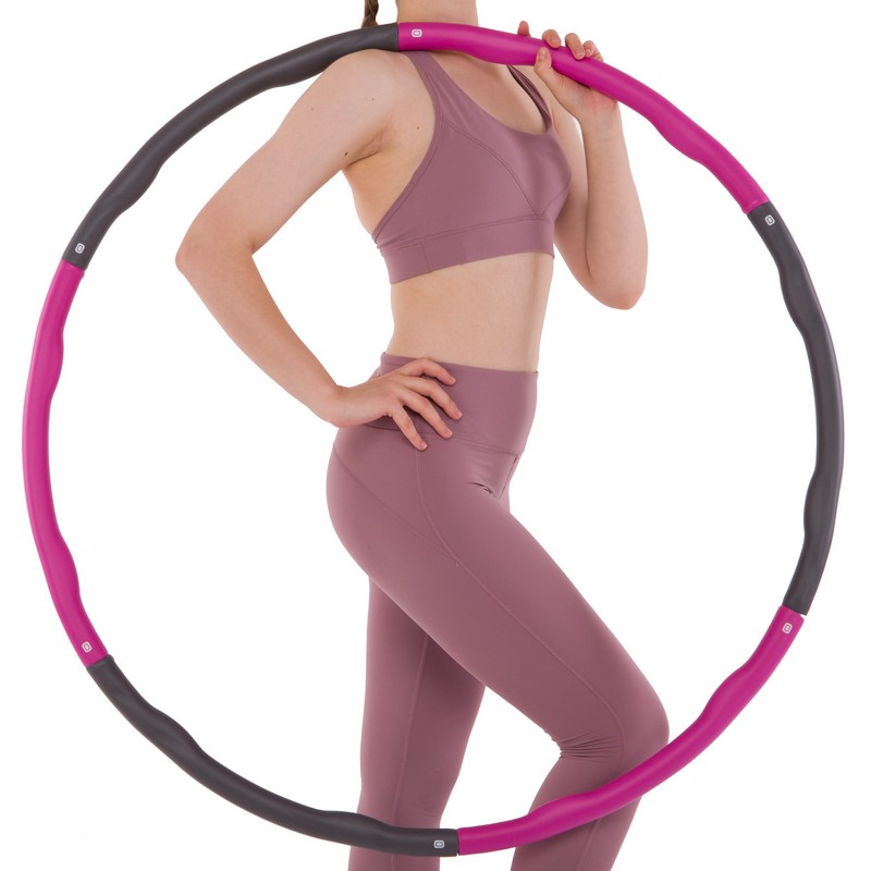 Обруч для схуднення розбірної Хула Хуп Hula Hoop SP-Sport K610 6 секцій двоколірний