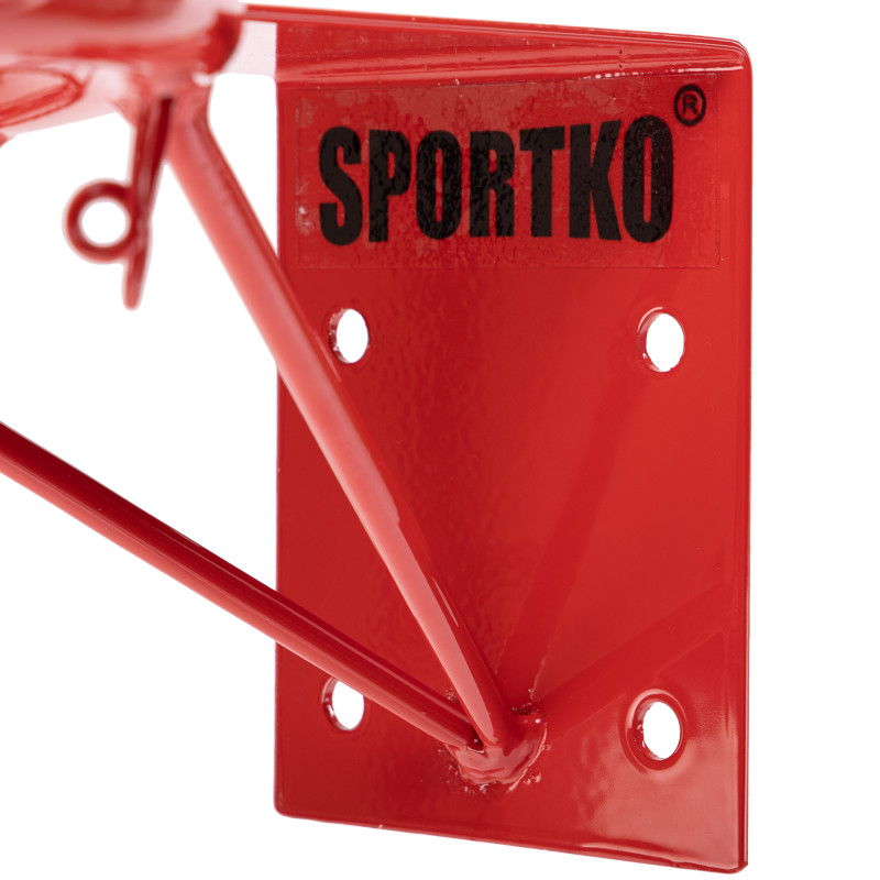 Кільце баскетбольне кошик баскетбольний №5 Sportko KB-35 червоний