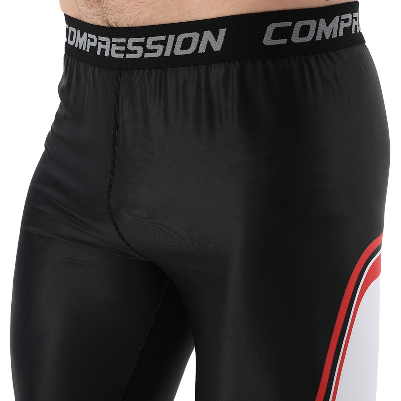 Компресійні штани легінси тайтси Domino KC210-6 S-2XL чорний