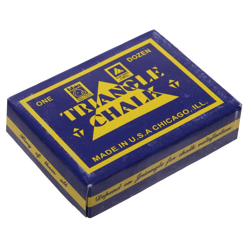 Крейда для більярду TRIANGLE KS-1930 12шт синій