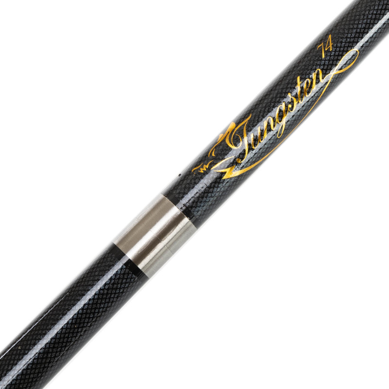 Кий більярдний для пулу двоскладовий розбірний CARBON KS-3455 145x1,3см чорний-білий