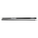 Кий більярдний для пулу двоскладовий розбірний GRAMAX CARBON KS-6207 145x1,2см чорний-білий