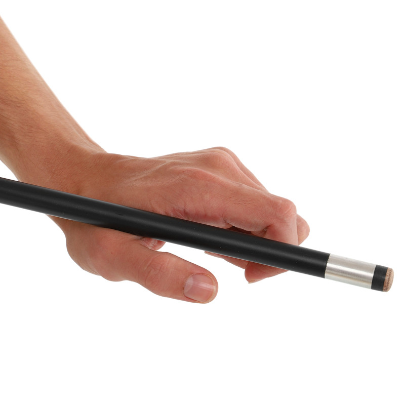 Кий більярдний для пулу двоскладовий розбірний GRAMAX CARBON KS-6207 145x1,2см чорний-білий