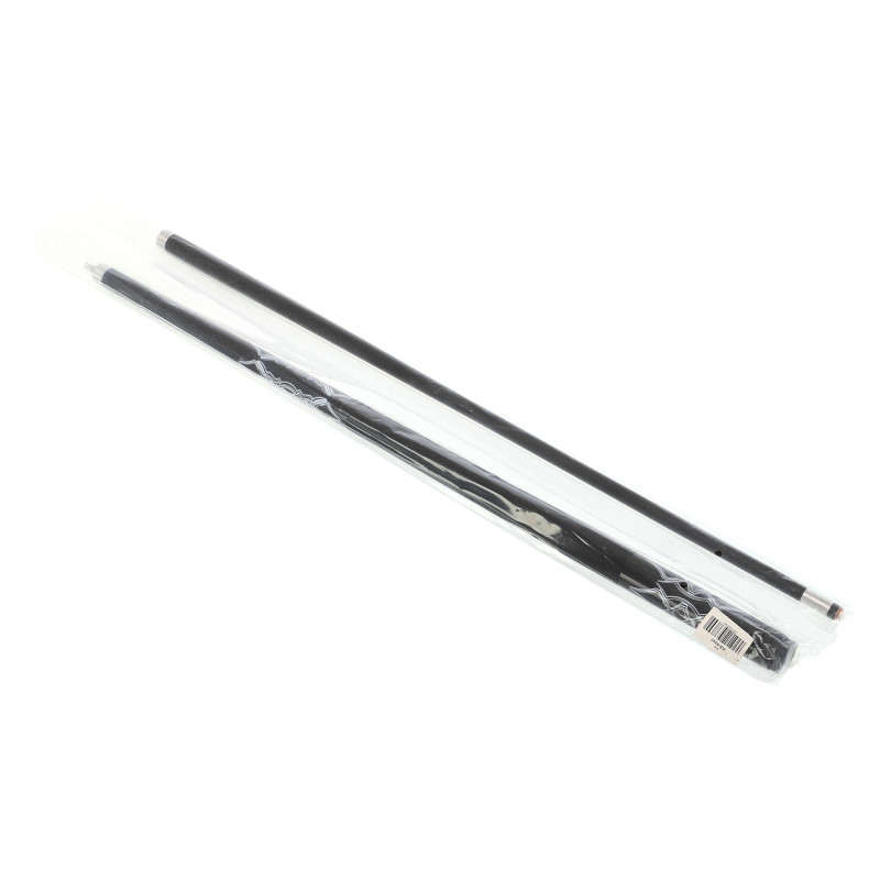 Кий більярдний для пулу двоскладовий розбірний GRAMAX CARBON KS-6207 145x1,2см чорний-білий