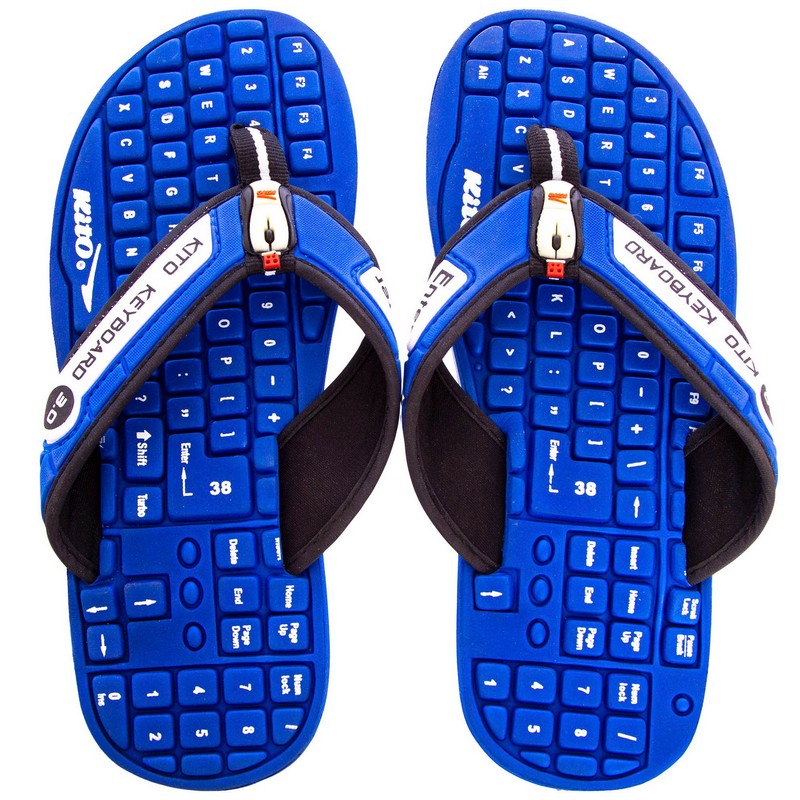 В'єтнамки підліткові для хлопчиків KITO KWE708-D.BLUE розмір 36-39 синій