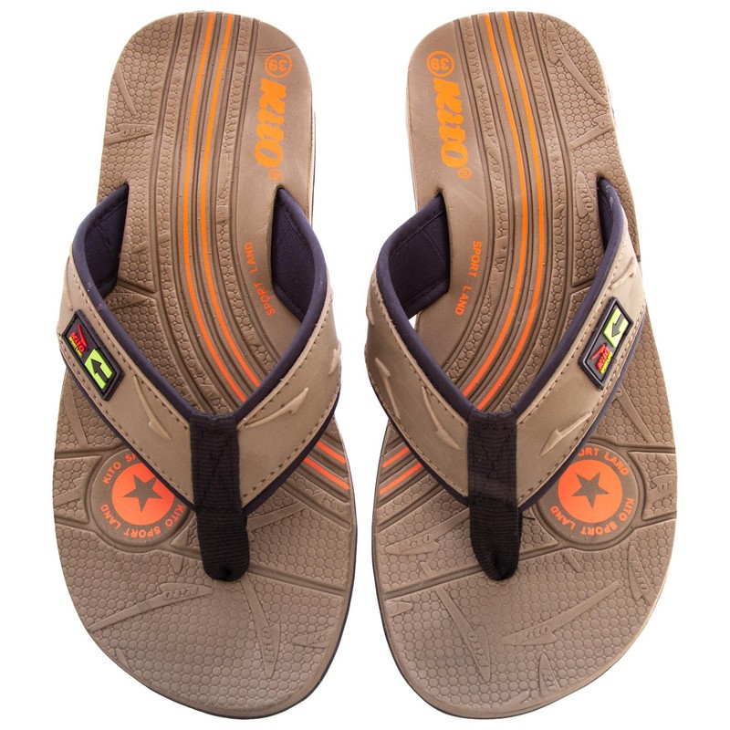 В'єтнамки підліткові для хлопчиків KITO KWE758-CAMEL розмір 36-39 Camel хакі