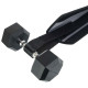 Пояс тренажер для сідничного містка регульований ваговий пояс PORTABLE HIP THRUST STRAP EZOUS L-04 сірий-чорний