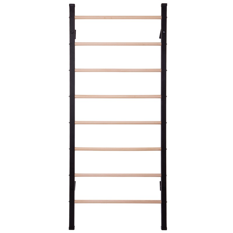 Шведська стінка SP-Planeta Fitness Wood L-6789 сталь дерево чорний-коричневий