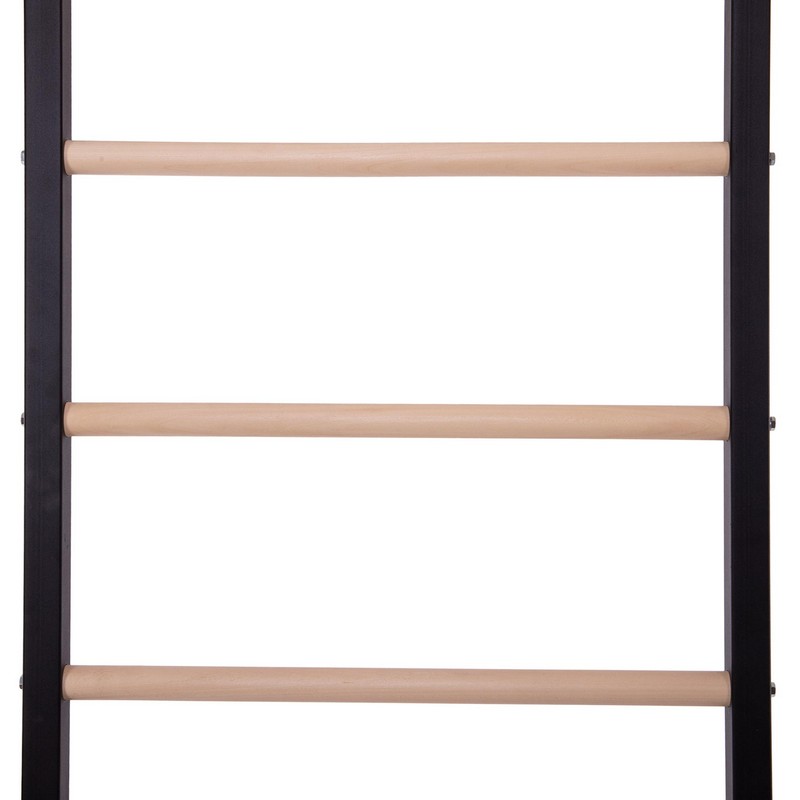 Шведська стінка SP-Planeta Fitness Wood L-6789 сталь дерево чорний-коричневий