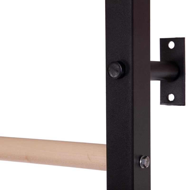 Шведська стінка SP-Planeta Fitness Wood L-6789 сталь дерево чорний-коричневий