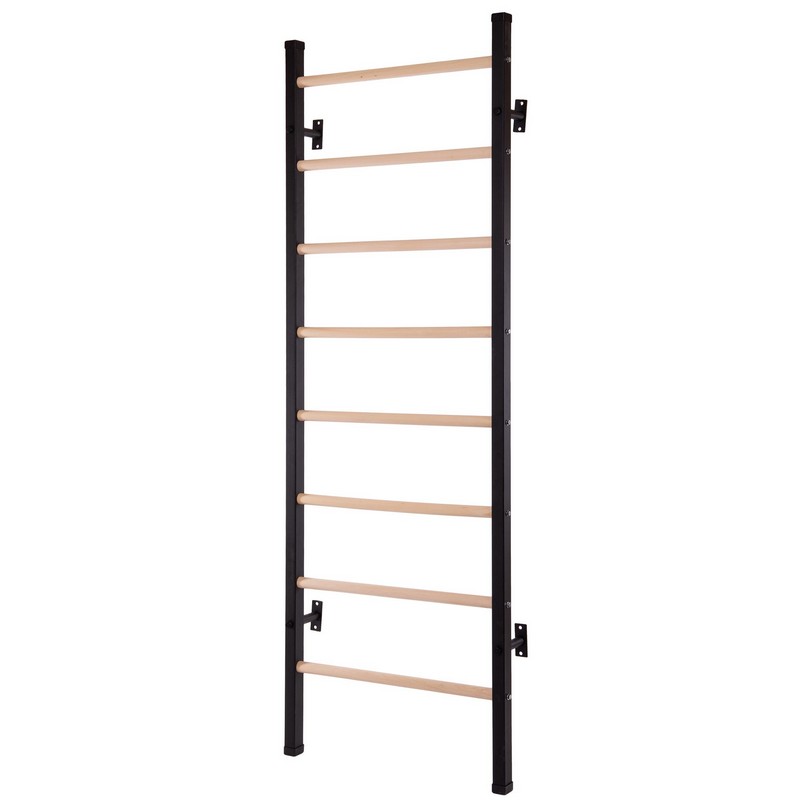 Шведська стінка SP-Planeta Fitness Wood L-6789 сталь дерево чорний-коричневий