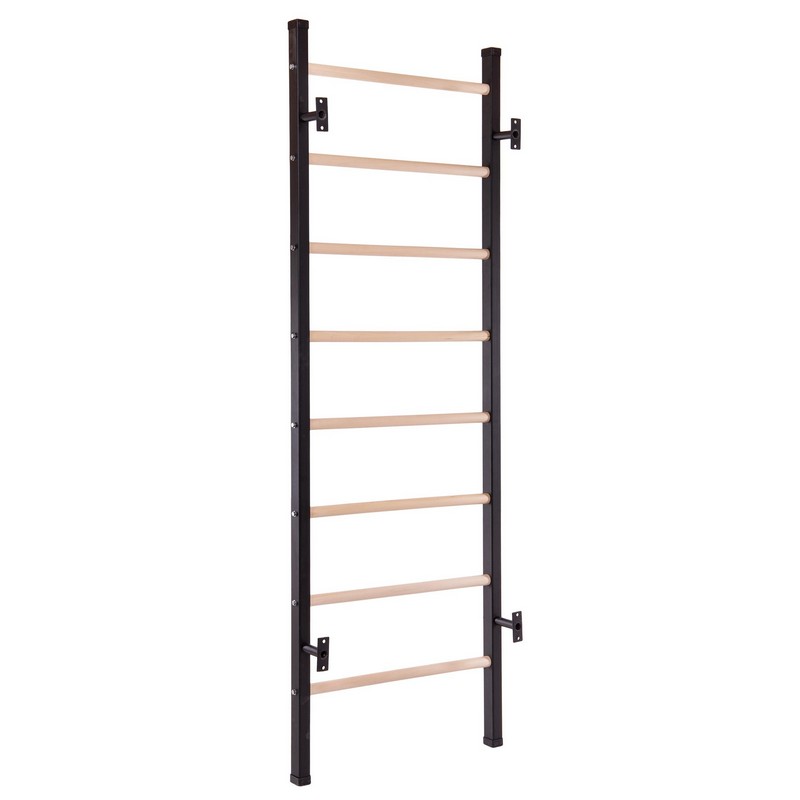 Шведська стінка SP-Planeta Fitness Wood L-6789 сталь дерево чорний-коричневий