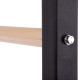 Шведська стінка SP-Planeta Fitness Wood L-6789 сталь дерево чорний-коричневий