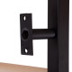 Шведська стінка SP-Planeta Fitness Wood L-6789 сталь дерево чорний-коричневий