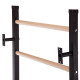 Шведська стінка SP-Planeta Fitness Wood L-6789 сталь дерево чорний-коричневий