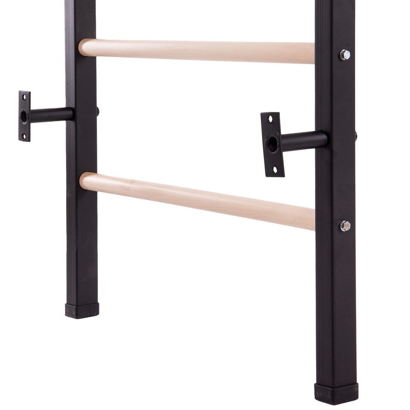 Шведська стінка SP-Planeta Fitness Wood L-6789 сталь дерево чорний-коричневий