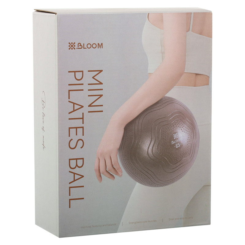 М'яч для пілатесу та йоги BLOOM MINI PILATES BALLl LB7001-25 25см коричневий