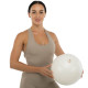 М'яч для пілатесу та йоги BLOOM MINI PILATES BALLl LB7001-30 30см білий