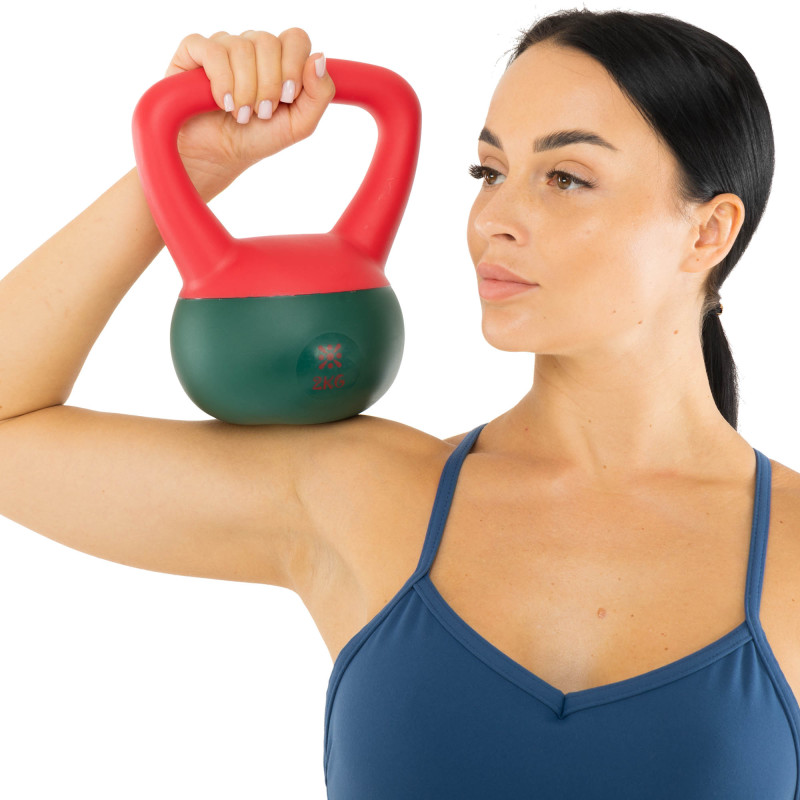 Гиря м'яка BLOOM SOFT KETTLEBELL LB7012-2 вага 2кг кольори в асортименті