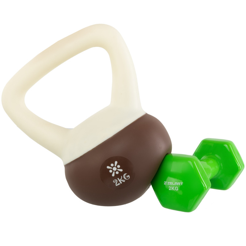 Гиря м'яка BLOOM SOFT KETTLEBELL LB7012-2 вага 2кг кольори в асортименті