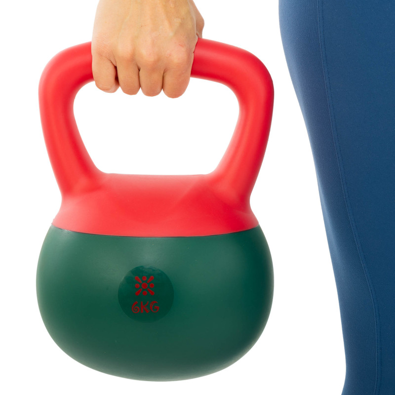 Гиря м'яка BLOOM SOFT KETTLEBELL LB7012-6 вага 6кг кольори в асортименті
