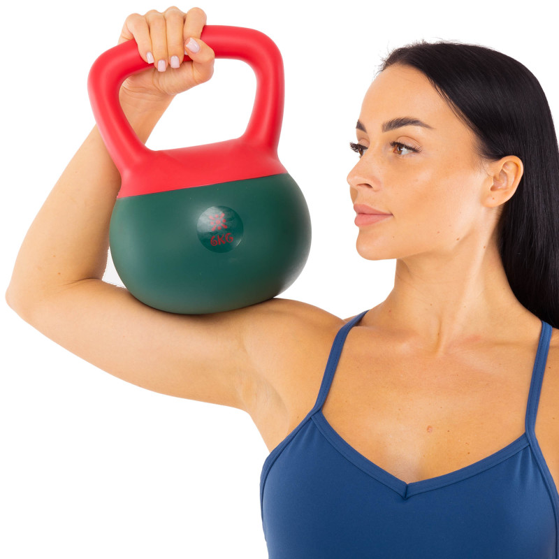 Гиря м'яка BLOOM SOFT KETTLEBELL LB7012-6 вага 6кг кольори в асортименті