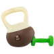 Гиря м'яка BLOOM SOFT KETTLEBELL LB7012-6 вага 6кг кольори в асортименті