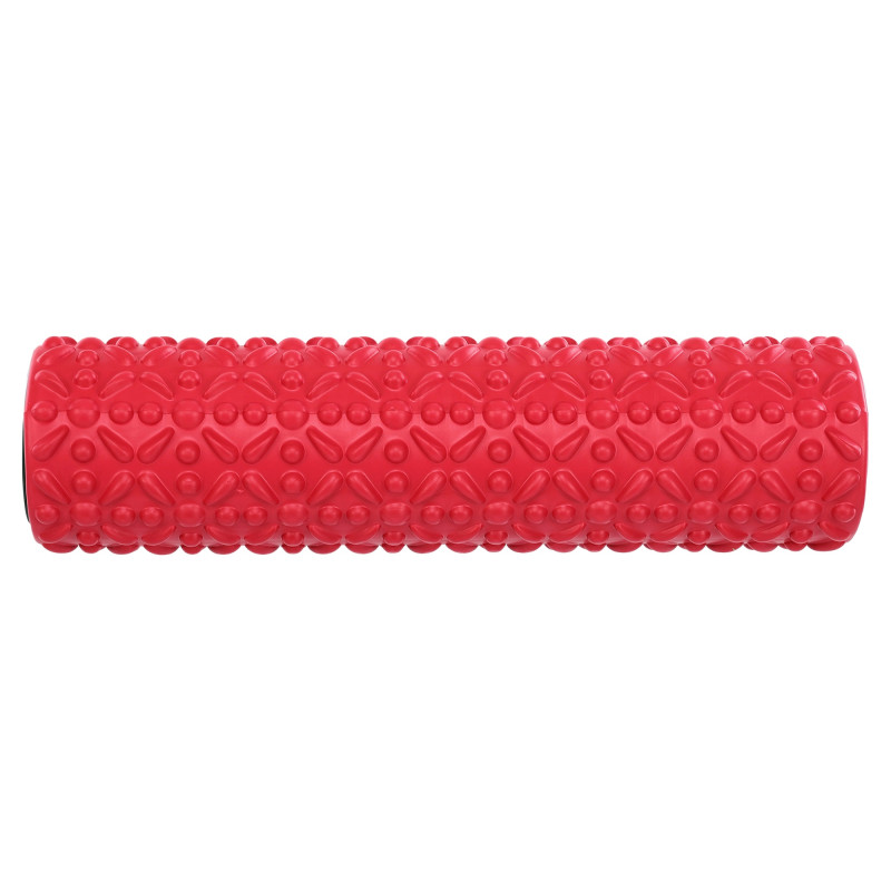 Ролер масажний циліндр (ролик мфр) 45см Grid Flower Roller BLOOM FOAM ROLLER LB7022 кольори в асортименті