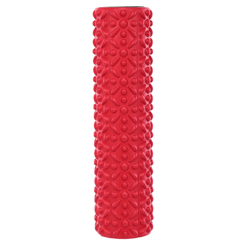 Ролер масажний циліндр (ролик мфр) 45см Grid Flower Roller BLOOM FOAM ROLLER LB7022 кольори в асортименті