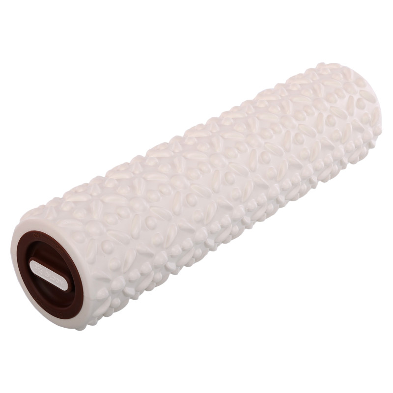 Ролер масажний циліндр (ролик мфр) 45см Grid Flower Roller BLOOM FOAM ROLLER LB7022 кольори в асортименті