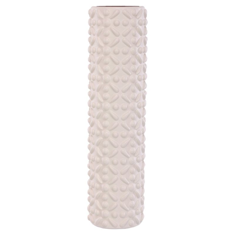 Ролер масажний циліндр (ролик мфр) 45см Grid Flower Roller BLOOM FOAM ROLLER LB7022 кольори в асортименті