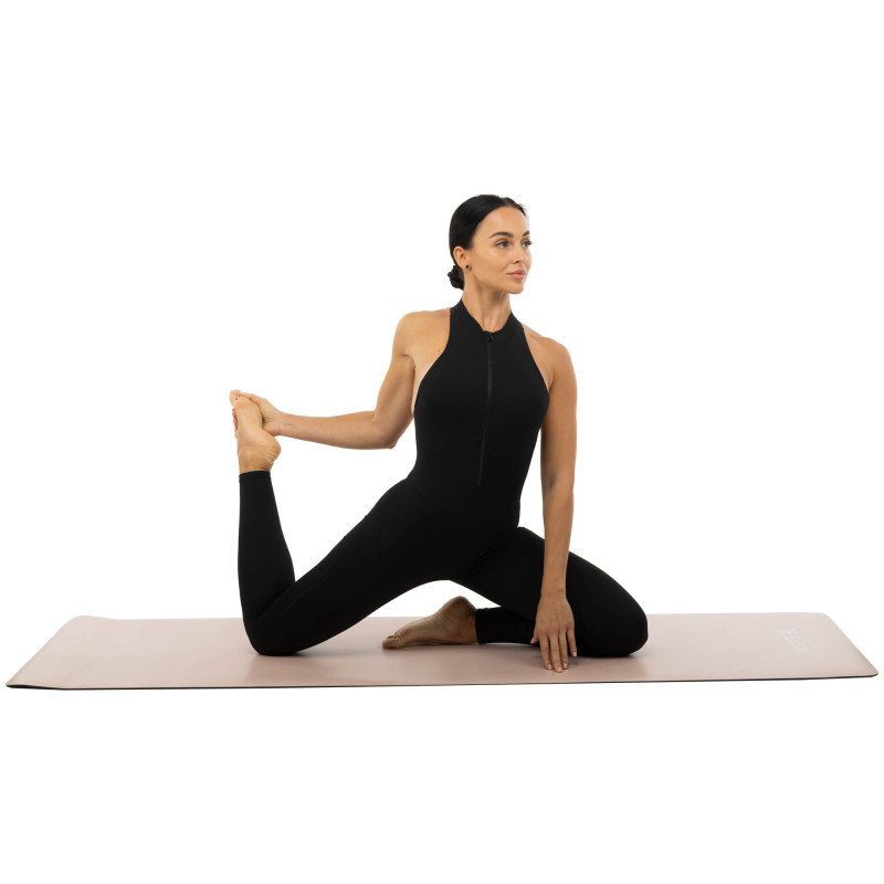 Килимок для фітнесу та йоги PU двошаровий BLOOM YOGA MAT LB7030 183x61x0,5см кольори в асортименті