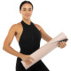 Килимок для фітнесу та йоги PU двошаровий BLOOM YOGA MAT LB7030 183x61x0,5см кольори в асортименті