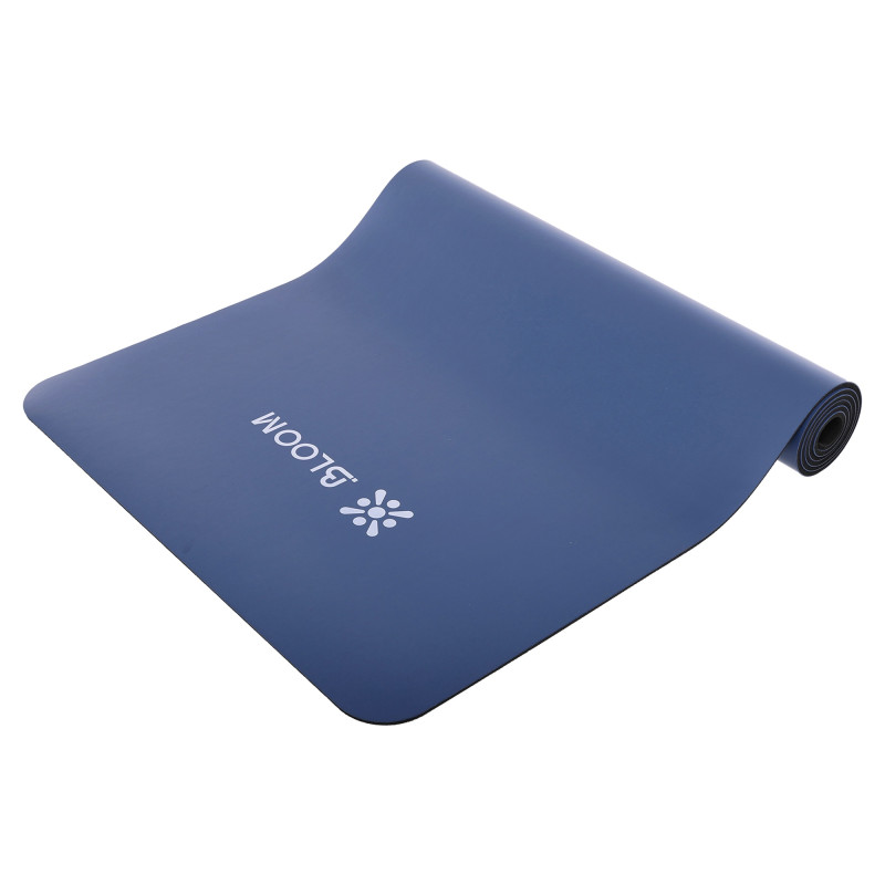 Килимок для фітнесу та йоги PU двошаровий BLOOM YOGA MAT LB7030 183x61x0,5см кольори в асортименті