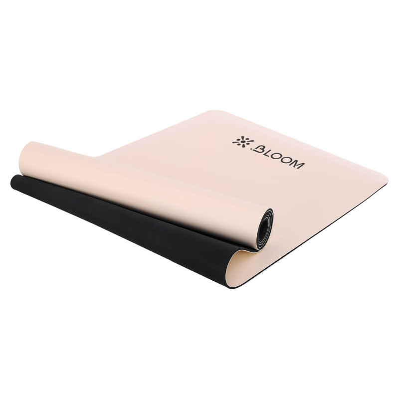 Килимок для фітнесу та йоги PU двошаровий BLOOM YOGA MAT LB7030 183x61x0,5см кольори в асортименті