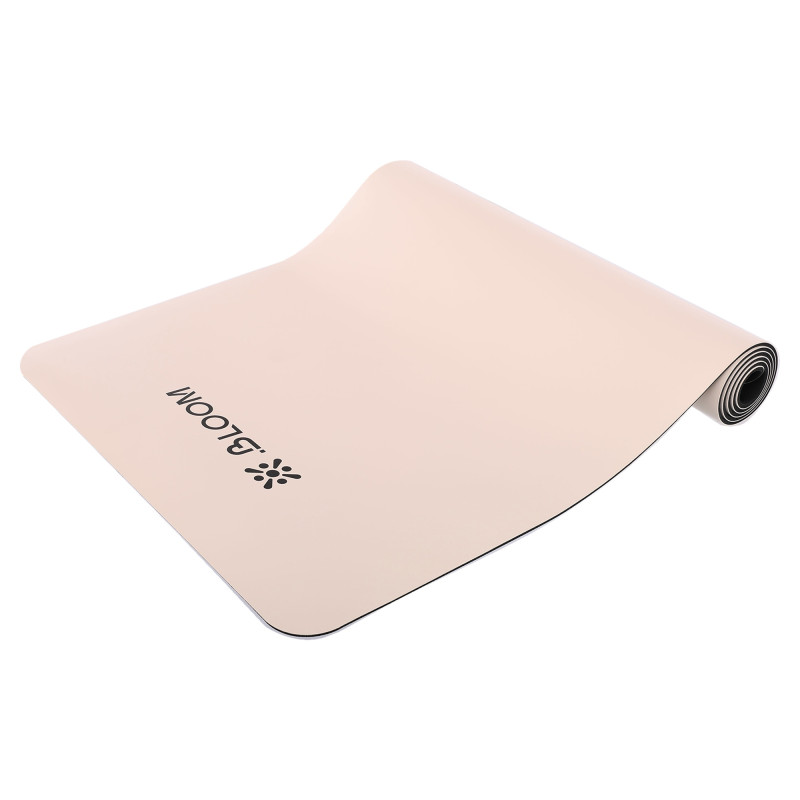 Килимок для фітнесу та йоги PU двошаровий BLOOM YOGA MAT LB7030 183x61x0,5см кольори в асортименті