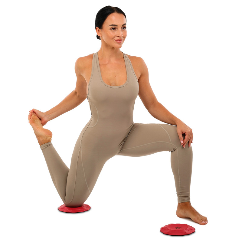 Підставка під коліно та лікоть для йоги 2 штуки BLOOM YOGA PADS LB7032 розмір-19x1,5см кольори в асортименті