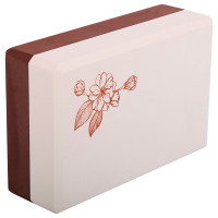 Блок для йоги двокольоровий BLOOM YOGA BRICK LB7041 кольори в асортименті